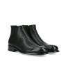 Chelsea boot Axel - Retro leather - Black