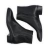 Zipped boot Alfredo - Grained leather - Black