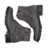 Zipped boot with double buckle Hyrod - - Dark grey