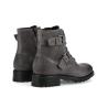 Zipped boot with double buckle Hyrod - - Dark grey
