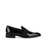 Slipper loafer Romain - Patent leather/Gros-Grain Satin - Black