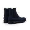Hyrod Chelsea boot - Waxed suede leather - Navy