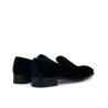 Slipper loafer - Romain - Suede leather/Patent leather - Navy