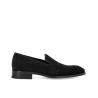 Slipper loafer - Romain - Shiny suede leather/Patent leather - Black