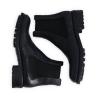 Jodhpur Chelsea boot - Hyrod - Washed embossed python leather - Black