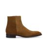 Zipped boot - Romain - Suede leather - Chestnut