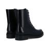 Lace up boot - Jackson - Glazed leather - Black