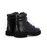 Lace-up hiking boot - Cross - Box calf leather/Nappa leather - Black
