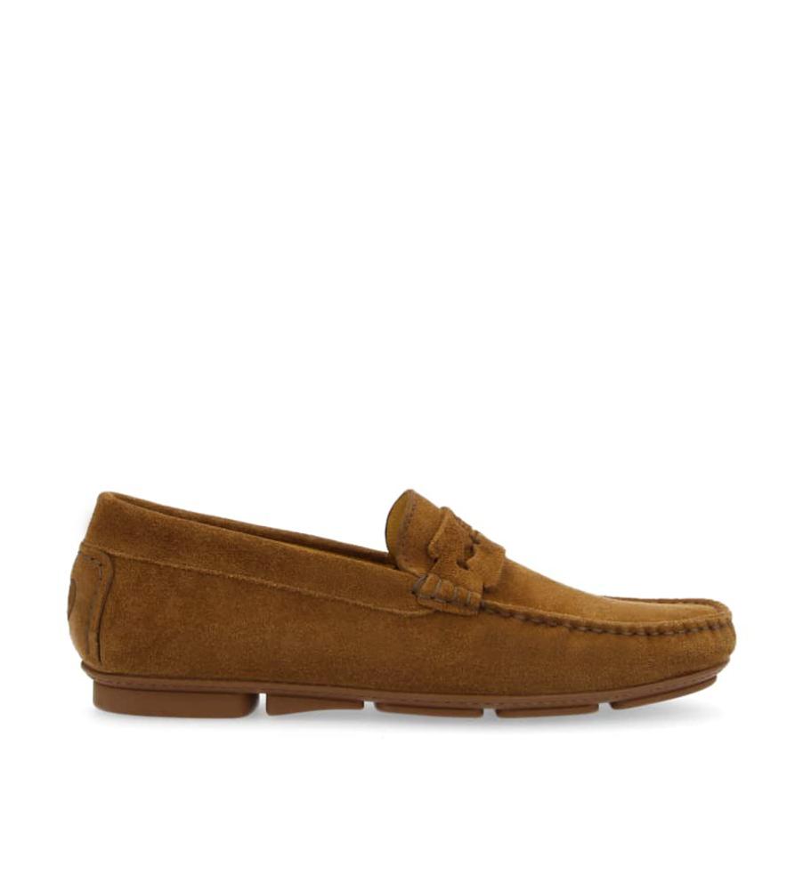 Loafer - Armel - Suede leather - Cocoa