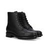 Lace up boot - Hyrod - Grained leather - Black