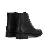 Lace up boot - Hyrod - Grained leather - Black