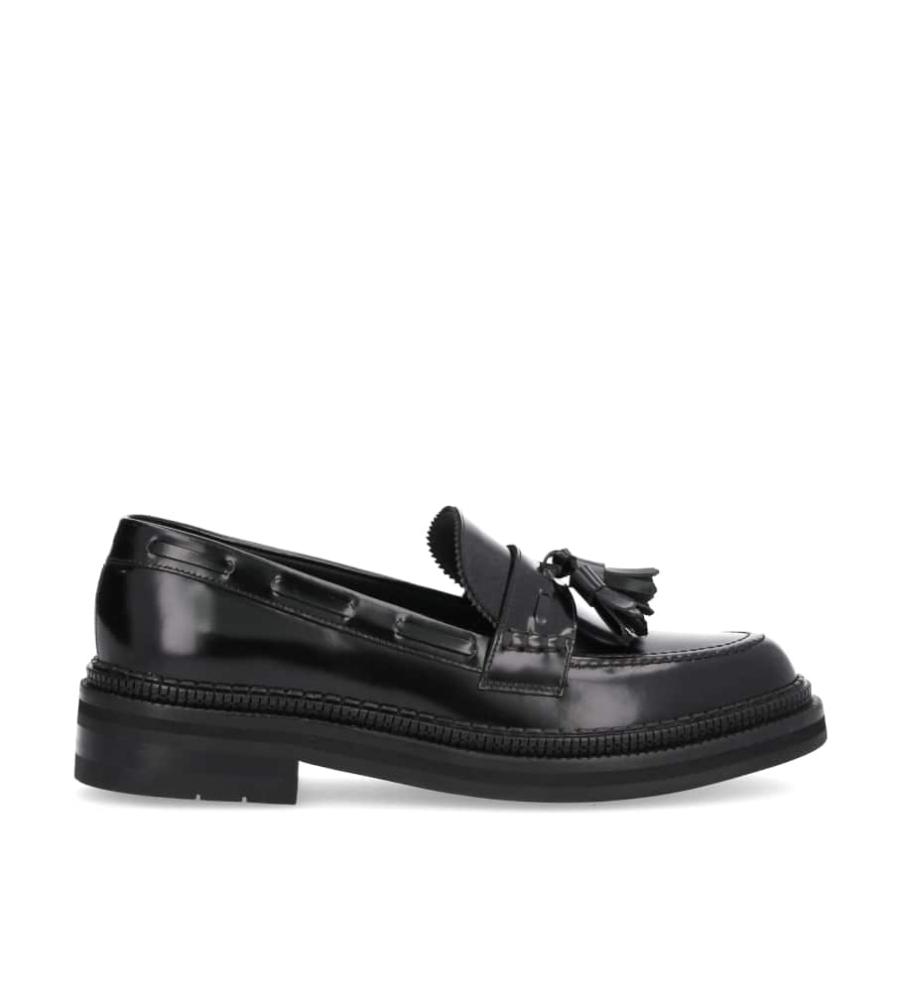 Loafer - Jackson - Glazed leather - Black