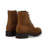 Lace up boot - Hyrod - Suede leather - Cocoa
