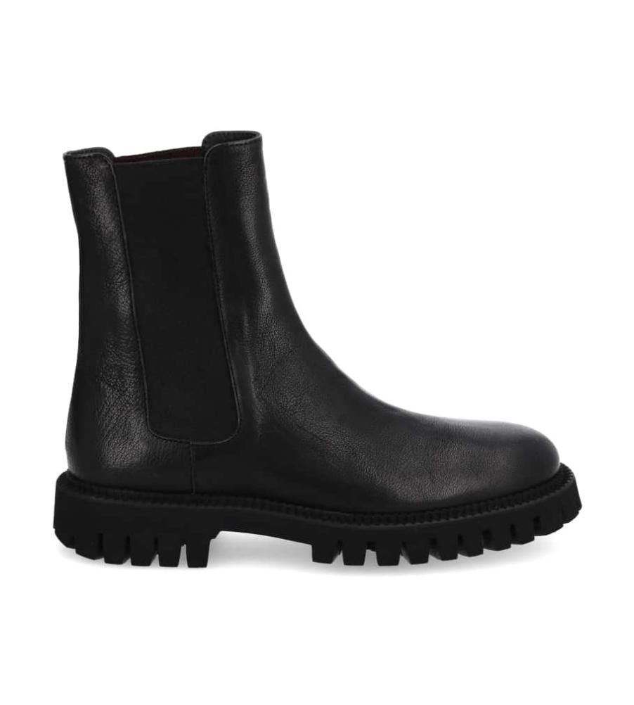 Chelsea boot - Cross - Retro leather - Black