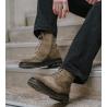 Lace up boot - Jackson - Suede leather - Khaki