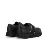 Sneaker - Lauda - Smooth calf leather/Ballistic canvas - Black/White